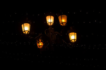 Christmas city lights