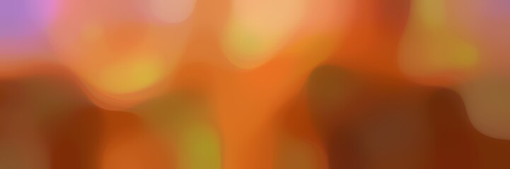 blurred horizontal background bokeh graphic with coffee, sienna and rosy brown colors and space for text