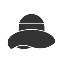 Icon pamela in glyph style. vector illustration and editable stroke. Isolated on white background.