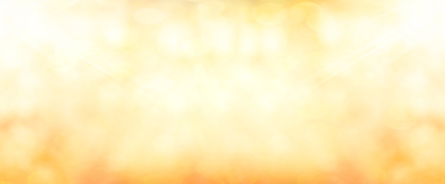Sunrise bokeh background