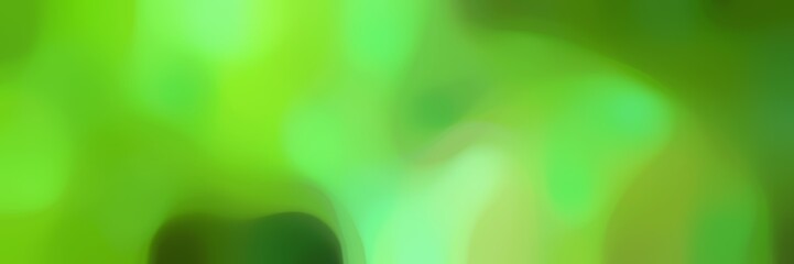 unfocused smooth horizontal background graphic with moderate green, forest green and light green colors and space for text or image