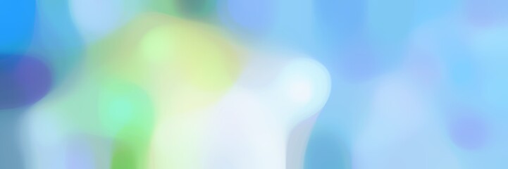 blurred horizontal background texture with sky blue, light blue and beige colors and space for text