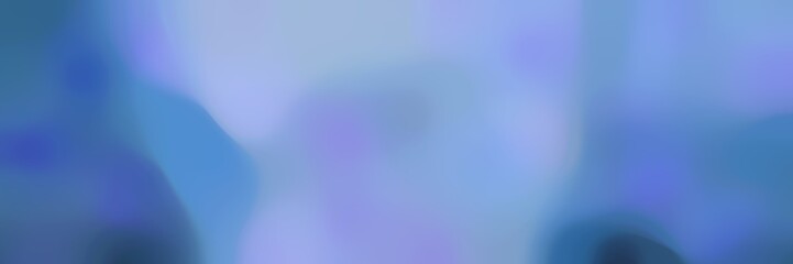 Obraz premium unfocused horizontal background with corn flower blue, steel blue and teal blue colors and space for text or image