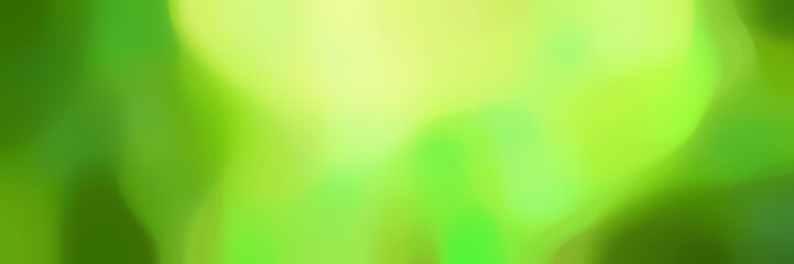 unfocused bokeh horizontal background bokeh graphic with yellow green, khaki and forest green colors space for text or image