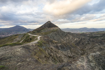 Fantastic places in Marecchia Valley, with the old fortres of Maioletto and San Leo