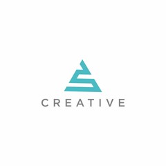 Fototapeta premium letter S logo premium
