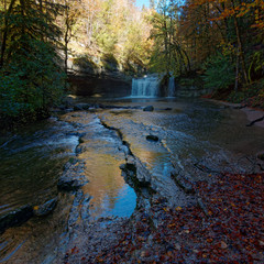 Le Gour Bleu, Cascades du H&eacute;risson, Jura