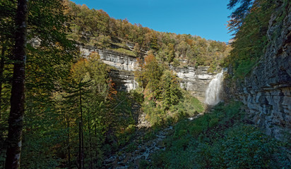 Le Grand Saut, Cascades du H&eacute;risson, Jura