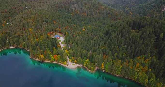 spettacolo della natura visto dall'alto