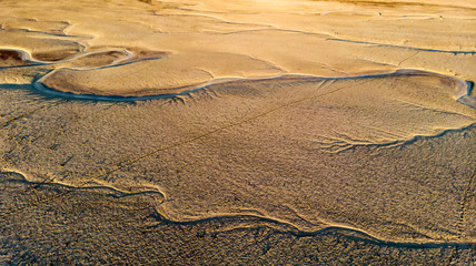 Salt flats desert landscape near Fallon NV