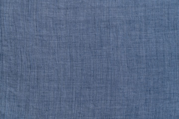 Fototapeta na wymiar Blue indigo batiste background texture