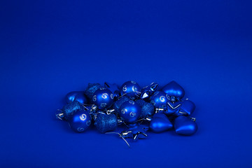 Festive glitter christmas decoration