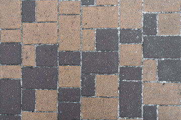 Gray and brown floor tile texture