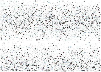 Festive color star confetti background. Abstract frame confetti texture for holiday, postcard, poster, website, carnivals, birthday and children's parties. Cover confetti mock-up. Wedding star layout