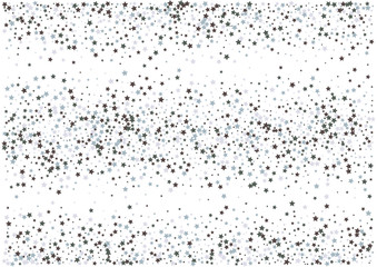Festive color star confetti background. Abstract frame confetti texture for holiday, postcard, poster, website, carnivals, birthday and children's parties. Cover confetti mock-up. Wedding star layout