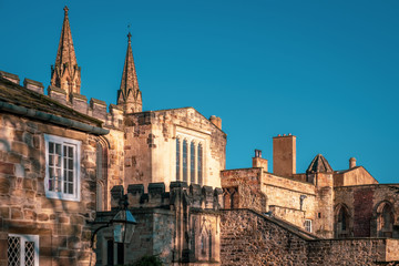 Fototapeta na wymiar Buildings near Durham Cathedral