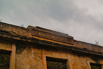 The abandoned town of Africo, lost in the mountains of the Aspromonte National Park.