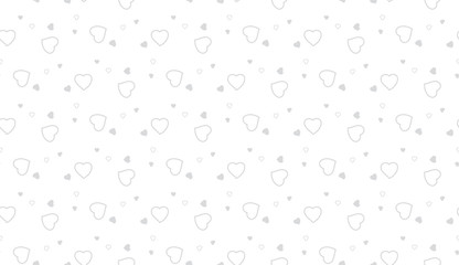 Heart pattern. Seamless vector backdrop. Abstract vector background.