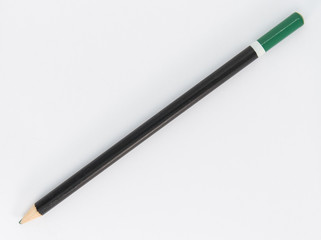 Green and black pencil