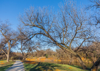 Brownwood Tx Riverside park autumn  fall 