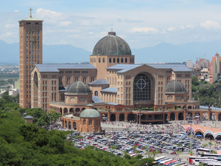 Largest temple dedicated to Mary in the world. City of Aparecida. State of Sao Paulo. Brazil