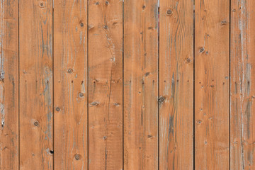 Wooden boards nailed. Empty background with wood texture, for website or layout. Stock Photo Old orange fence.