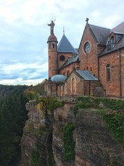 Fototapeta premium old church in Alsace, France