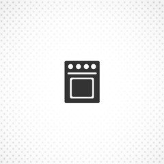gas stove vector icon for mobile concept and web apps design