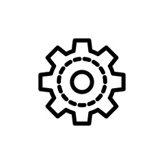 settings icon design template illustration vector eps - 10