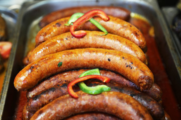 Traditional hungarian meat foodish name is hurka