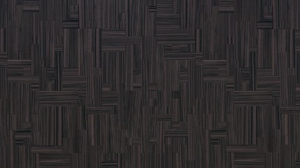 Dark gray parquet surface as background texture.