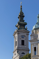 Fototapeta na wymiar Holy Archangel Michael Cathedral in city of Belgrade, Serbia