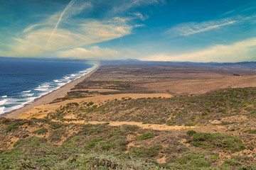 Obraz premium Point Reyes National Seashore in Northern California 