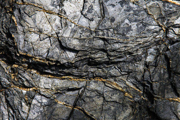 Lines and layers of rock