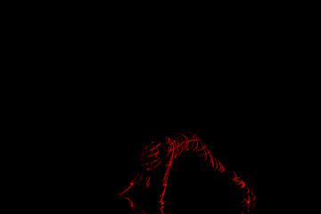 Dancer performing modern dance moves