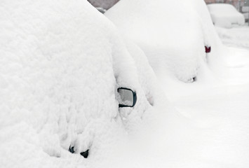 Parking  during heavy snowfall