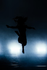 Fototapeta na wymiar Artistic ballet dancer