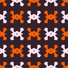 Seamless pattern with geometric ornament. Beautiful abstract illustration.