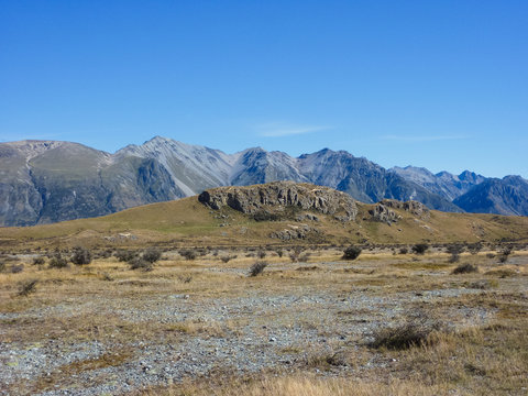 New Zealand landscape (Edoras)