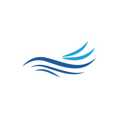 Waves Logo Template vector symbol