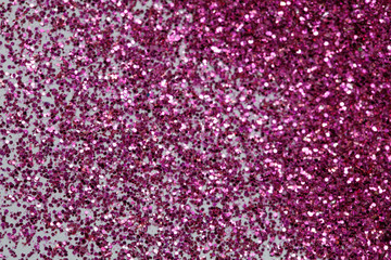 Pink and purple glitter, Defocused abstract holidays lights With Sparkle for background.