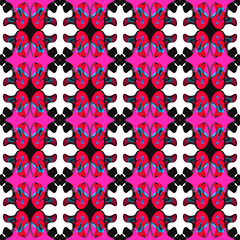 abstract geometric colored seamless pattern illustration for your design