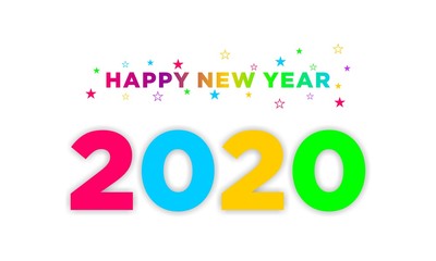Happy new year 2020 icon