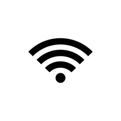 wifi vector icon. wireless isolated icon in grey circle vector illustration. Illustration on white background isolated