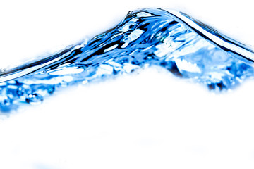 pure water splash with blurred filter for soft motion