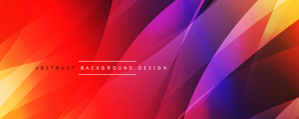 Fototapeta premium Dynamic trendy simple fluid color gradient abstract background with line effects. Vector Illustration For Wallpaper, Banner, Background, Card, Book Illustration, landing page