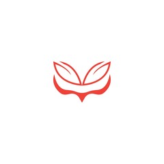 Fox logo template vector icon design