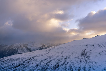 Winter ladscape in Andorra