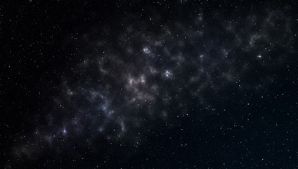 Fototapeta na wymiar space with nebula and stars