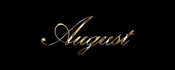 3d goldent month august 